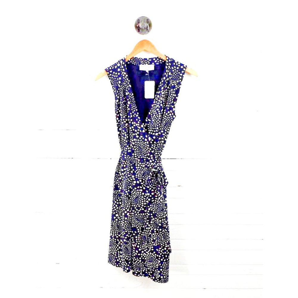 Veronique Pebble Print Wrap Dress #138-37